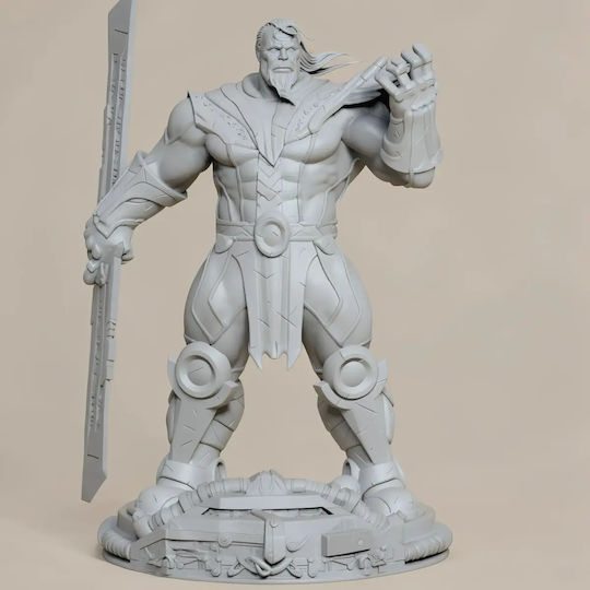 Небоядисана 3D Фигура Old Thanos Standing 3D Печатана Фигурка Боядисване DIY Подарък Цветове 15,2 см 1:12