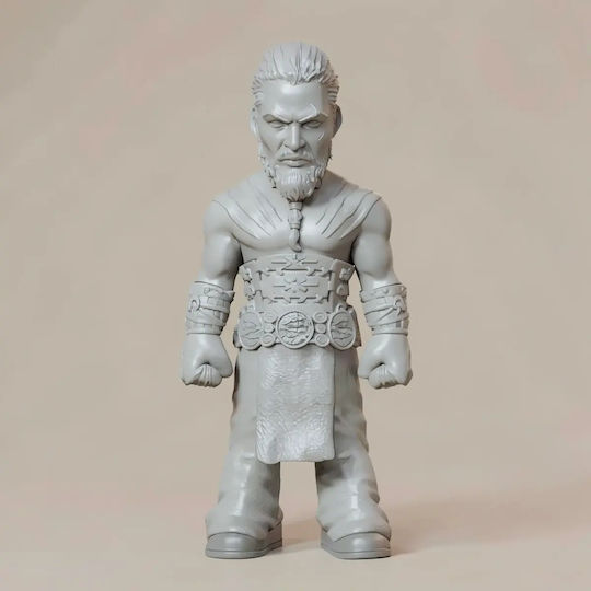 Unpainted 3D Figure Game Thrones Khal Drogo Chibi 3D Printing Figurine Painting DIY Gift Colors 15.2 Cm 1:12