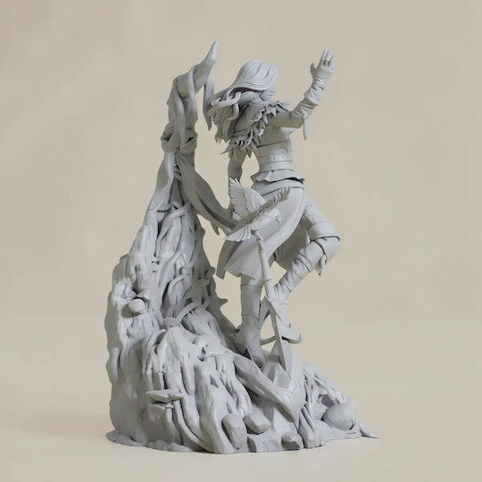 Άβαφη 3d Figur Yennefer Raben Hexer Skulpturen 3d Druck Bemalen Diy Geschenk Farben 30 Cm 1:6