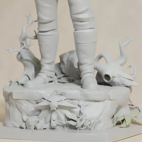 Abgebaute 3d Figur Geralt Rivia Witcher 3 Stand Pose 3d Basis Diy Geschenk Farben 15,2 Cm 1:12