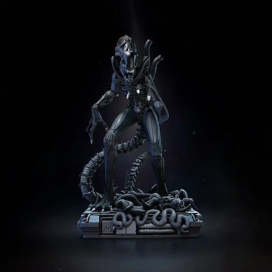 Небоядисана 3D Фигура Alien Warrior 3D Печатна Фигурка Alien Movie Боядисване DIY Подарък Цветове 30 см 1:6
