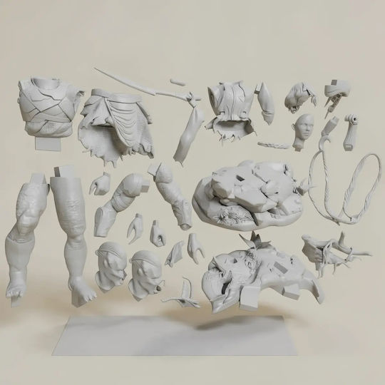 Unbemalte 3d Figur Predator Badland 220mm Bemalung Diy Geschenk Farben 15,2 Cm 1:12
