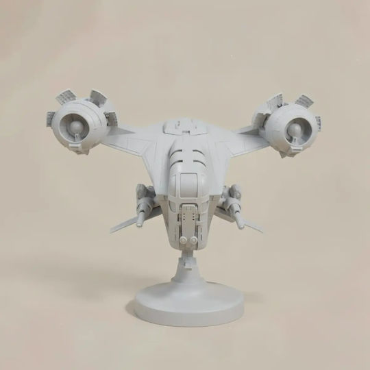 Άβαφη 3d Figur Mandalorianer Razor Crest Basic Bemalung Diy Geschenk Farben 30 Cm 1:6