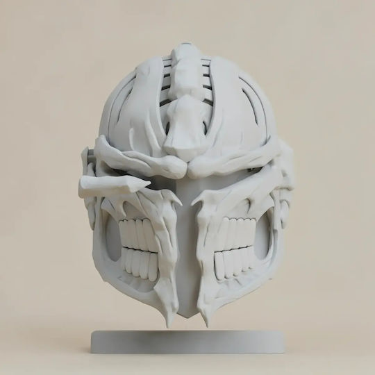 Sammlbare Figur Cosplay Schädel Mandalorianer Helm Tragbar Bemalt Diy Geschenk Farben 15,2 Cm 1:12