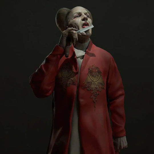 Unpainted 3D Figure Dracula 1992 Lick Sculptures 3D Printing Painting DIY Gift Colors 15.2 Cm 1:12