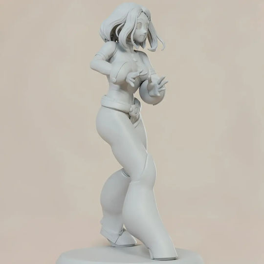 Άβαφη 3d Sammelbare Figur Ochako Uraraka Stand Alone Digitale Skulptur Βάψιμο Diy Δώρο Χρώματα 30 Cm 1:6