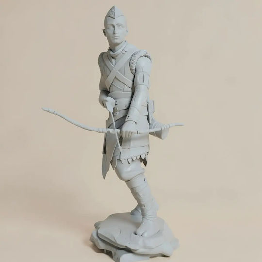 Unbemalte 3d Figur Atreus Gott des Krieges Bemalung Diy Geschenk Farben 15,2 Cm 1:12