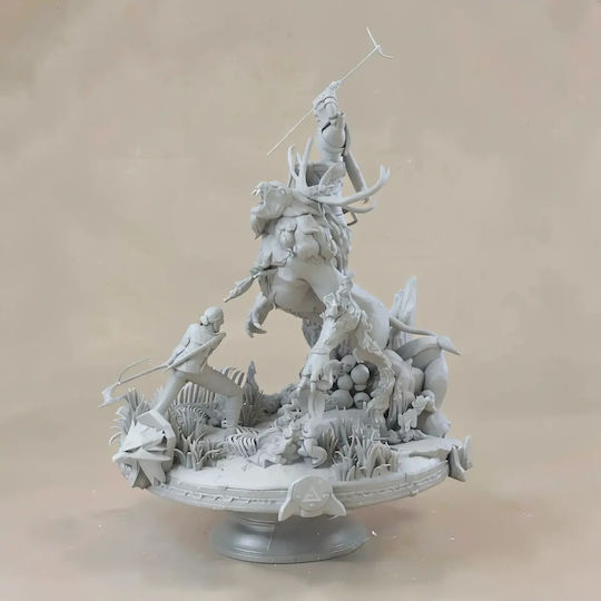 Abgebe 3d Figur Geralt Rivia Ciri 3d Druck Figur Witcher Bemalen Diy Geschenk Farben 20 Cm 1:8