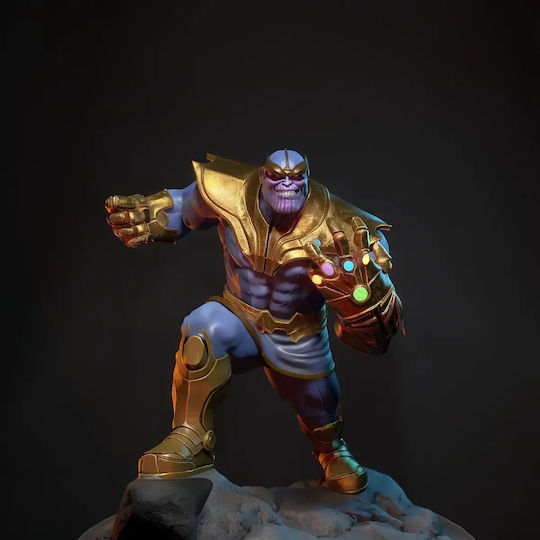 Unpainted 3D Figure Thanos Classic From Marvel Painting DIY Gift Colors 15.2 Cm 1:12