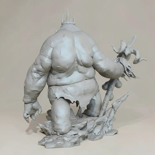 Unpainted 3D Figure Goblin King From Hobbit Painting DIY Gift Colors 30 Cm 1:6