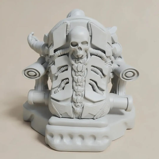 Unpainted 3D Figure Thanos On Throne From Marvel Painting Diy Gift Colors 20 Cm 1:8