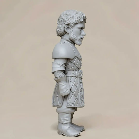 Unpainted 3D Figure Game Thrones Robb Stark Chibi 3D Printing Figurine Painting DIY Gift Colors 30 Cm 1:6