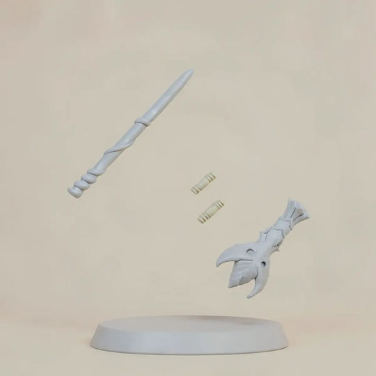 Unbemalte 3d Sammelbare Figur Cosplay Chadwick Boot Stick Bemalung Diy Geschenk Farben 30 Cm 1:6