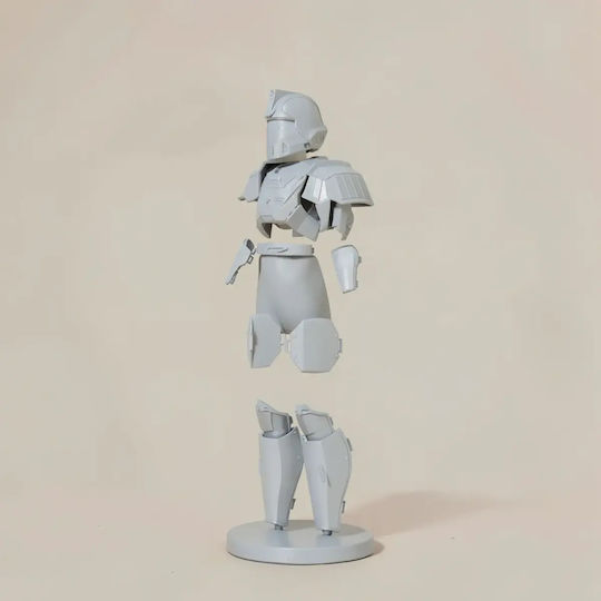 iLovePrints Sammelbare Figuren 3d Figur Cosplay Helldivers Hero Federation Rüstung Set Unbemalt Diy Geschenk Farben 15,2 Cm 1:12