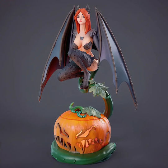 Sammlbare Figuren Halloween Bat Girl Pumpkin Nsfw3d Print Files Βάψιμο Diy Δώρο Χρώματα 20 Cm 1:8