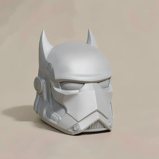 Άβαφη 3d Φιγούρα Cosplay Bat Trooper Helmet Βάψιμο Diy Δώρο Χρώματα 15,2 Cm 1:12