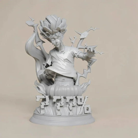 Unpainted 3D Figure Mob Psycho 100 Bust Painting DIY Gift Colors 20 Cm 1:8