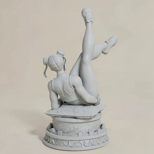 Unpainted 3d Figur Fortnite Chun Li Statue Painting Diy Geschenk Farben 20 Cm 1:8