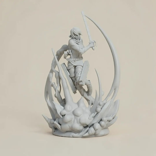 Άβαφη 3d Φιγούρα Mikasa Ackerman 320mm Attack Βάψιμο Diy Δώρο Χρώματα 15,2 Cm 1:12