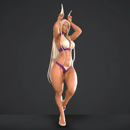 Άβαφη 3d Φιγούρα Summer Time Mirko Βάψιμο Diy Δώρο Χρώματα 20 Cm 1:8