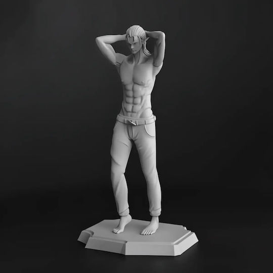 Άβαφη 3d Φιγούρα Eren Yeager Basic Files Βάψιμο Diy Δώρο Χρώματα 20 Cm 1:8