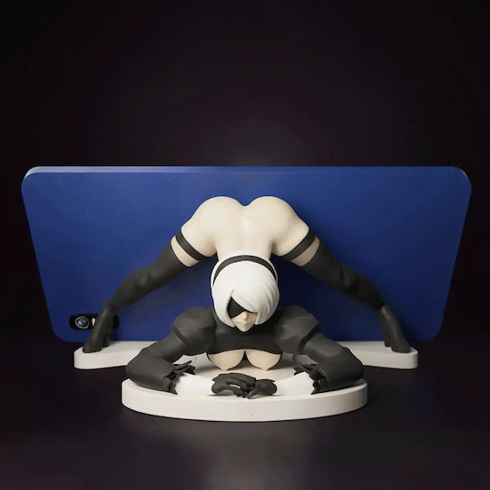 Άβαφη 3d Φιγούρα Nsfw 2b Phone Holder 3d Printing Model Βάψιμο Diy Δώρο Χρώματα 15,2 Cm 1:12