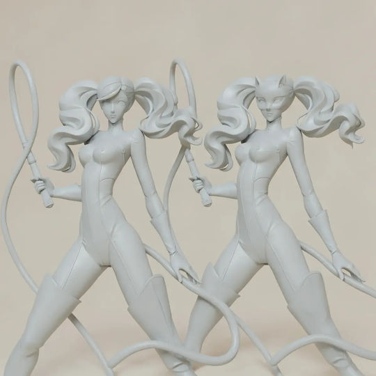 Небоядисана 3D Фигура Ann Takamaki Persona 5 V2 Digital Боядисване DIY Подарък Цветове 30 См 1:6