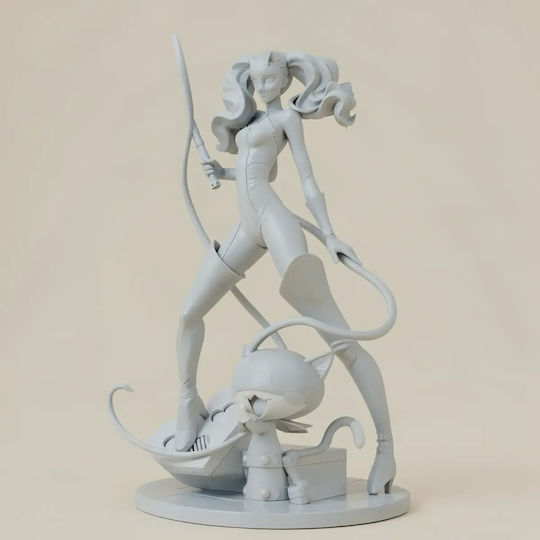 Небоядисана 3D Фигура Ann Takamaki Persona 5 V2 Digital Боядисване DIY Подарък Цветове 30 См 1:6