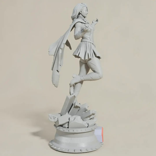 Άβαφη 3D Фигура Supergirl Joker Infected 3D Печатна Фигура Боядисване DIY Подарък Цветове 30 см 1:6