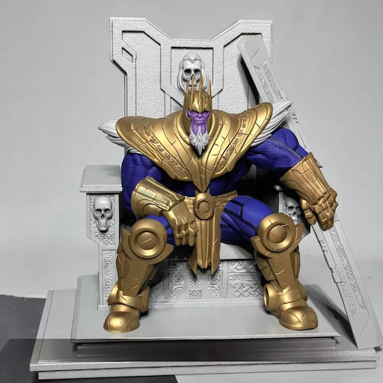 Небоядисана 3D Фигура Old Thanos On Throne Боядисване DIY Подарък Цветове 15,2 См 1:12