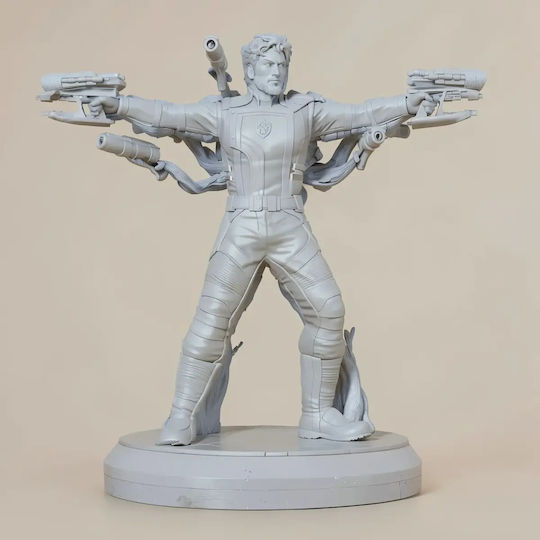 Unpainted 3D Figure Star Lord Groot From Guardian Galaxy Painting Diy Gift Colors 15.2 Cm 1:12