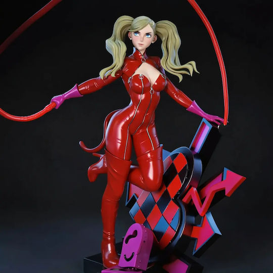 Небоядисана 3D Фигура Ann Takamaki Persona 5 Въже Боядисване DIY Подарък Цветове 15,2 см 1:12