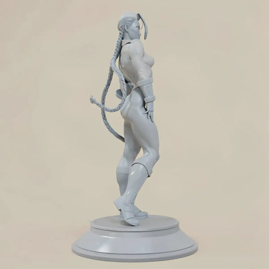 Unpainted 3D Figure Cammy Stand V2 From Street Fighter Painting DIY Gift Colors 15.2 Cm 1:12