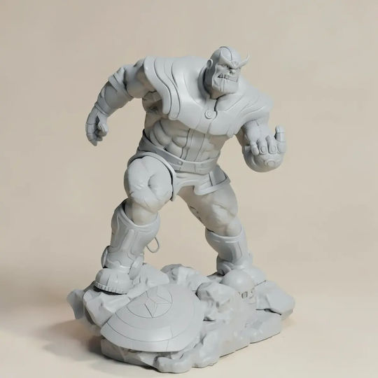 Unpainted 3D Figure Thanos Classic Snap 3D Painting DIY Gift Colors 30 Cm 1:6