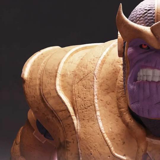 Unpainted 3D Figure Thanos Classic Snap 3D Painting DIY Gift Colors 30 Cm 1:6