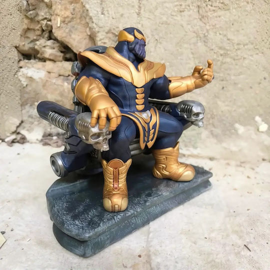 Άβαφη 3d Φιγούρα Thanos On Throne From Marvel Βάψιμο Diy Δώρο Χρώματα 30 Cm 1:6