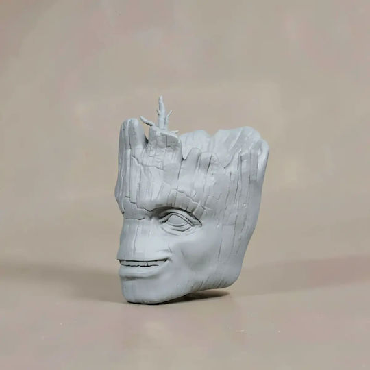 Unpainted 3D Figure Custom Head Groot Smiling Painting DIY Gift Colors 20 Cm 1:8