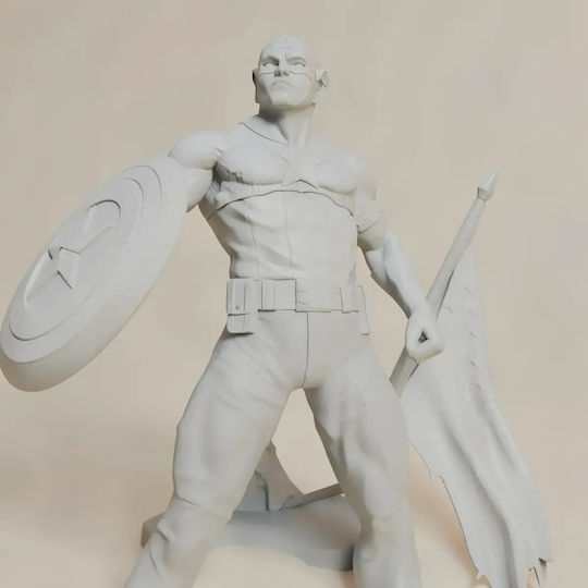 Sammlbare Figuren 3D Figur Classic Captain America Stand Pose Bemalt Diy Geschenk Farben 30 Cm 1:6