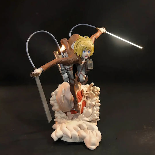 Unbemalte 3d Figur Armin Angriff auf Titan Action 3d Druckmodelle Bemalen Diy Geschenk Farben 20 Cm 1:8