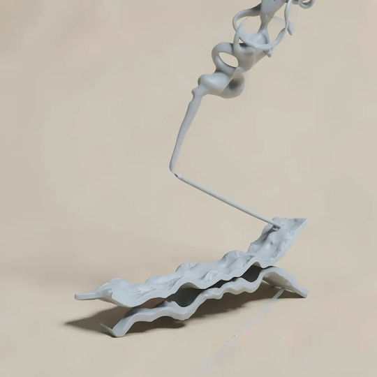 Unpainted 3D Figure Super Basic Crumpled Calm Incense Holder Painting DIY Gift Colors 15.2 Cm 1:12