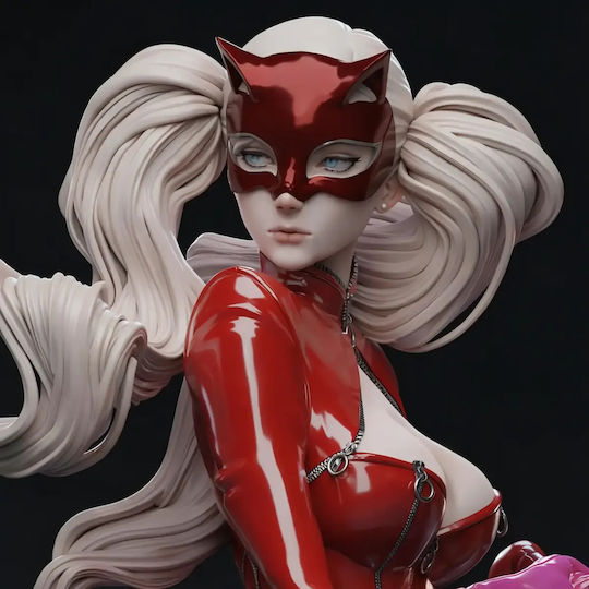 Небоядисана 3D Фигура Ann Takamaki Persona 5 Digital Sculpture Боядисване DIY Подарък Цветове 20 см 1:8