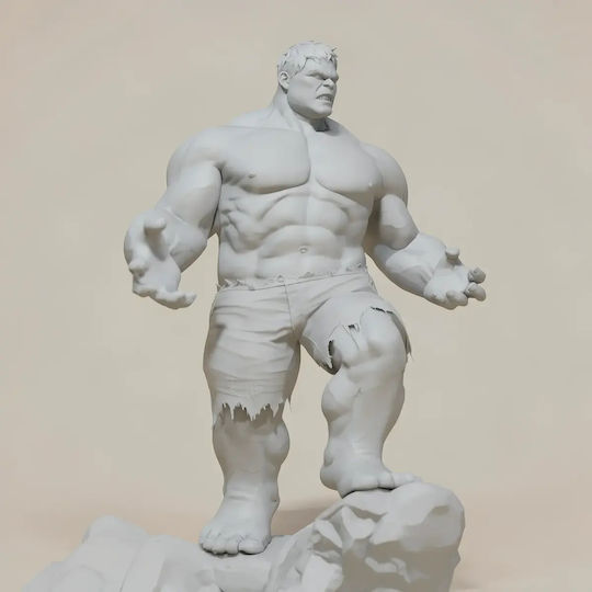 Άβαφη 3d Φιγούρα Hulk Power From Marvel Βάψιμο Diy Δώρο Χρώματα 15,2 Cm 1:12
