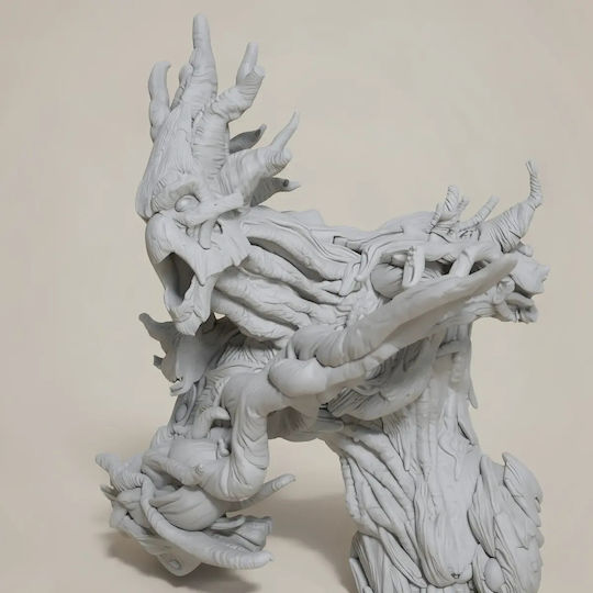 Άβαφη 3d Φιγούρα Groot Comics Bust Βάψιμο Diy Δώρο Χρώματα 30 Cm 1:6