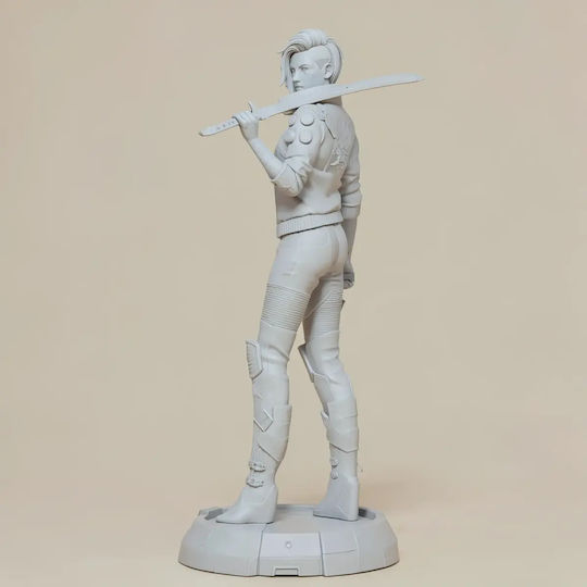 Unpainted 3D Figure Female V Cyberpunk 3D Painting DIY Gift Colors 15.2 Cm 1:12