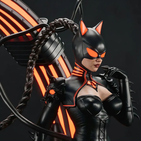 Unpainted 3D Figure Catwoman Vampire Hunter Painting DIY Gift Colors 20 cm 1:8