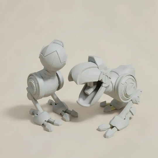 Άβαφη 3d Sammelbare Figuren Basic Tmnt Mouser Joystick Basis Diy Geschenk Farben 30 Cm 1:6