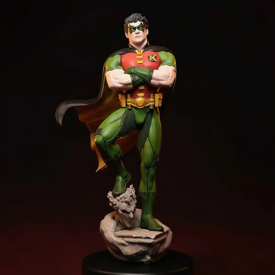 Άβαφη 3d Φιγούρα Robin On Joker Base Βάψιμο Diy Δώρο Χρώματα 15,2 Cm 1:12