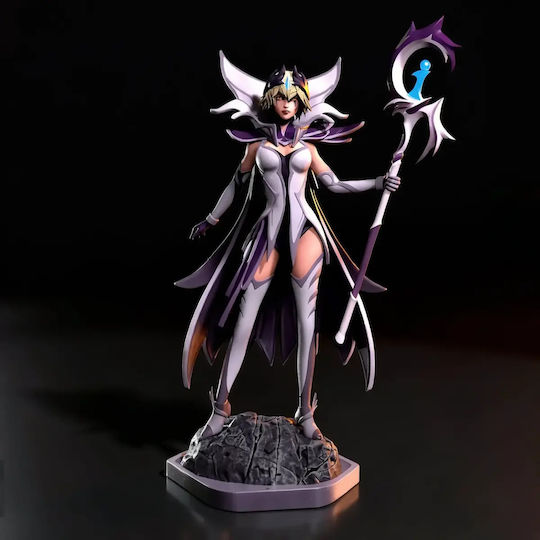 Unpainted 3D Figure Leblanc League Legends Files Painting Diy Gift Colors 15.2 Cm 1:12