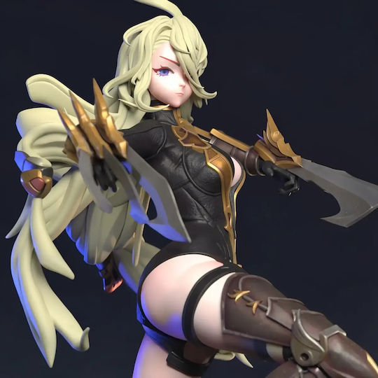Unbemalte 3d Figur Predator Granblue Fantasy Digital Bemalung Diy Geschenk Farben 20 Cm 1:8