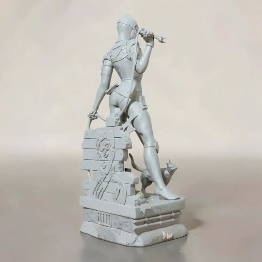 Άβαφη 3d Sammelbare Figuren Catwoman Rope Cat 3d Printing Models Βάψιμο Diy Δώρο Χρώματα 15,2 Cm 1:12